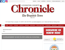Tablet Screenshot of lexingtonchronicle.com